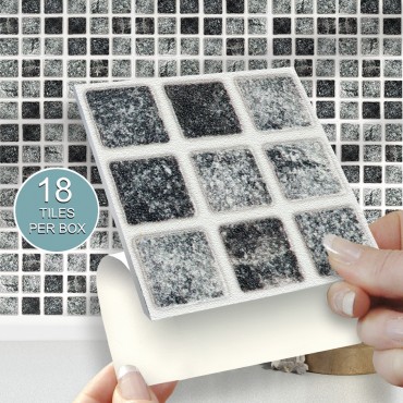 Bathroom Wall Sticker Tiles | Peel & Stick Tiles | Stick & Go