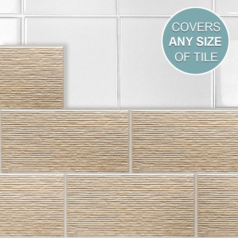 Self Adhesive Wall Tiles for Kitchens and Bathrooms - STONE RIVEN - 8 ...