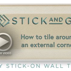 How to tile around an external corner